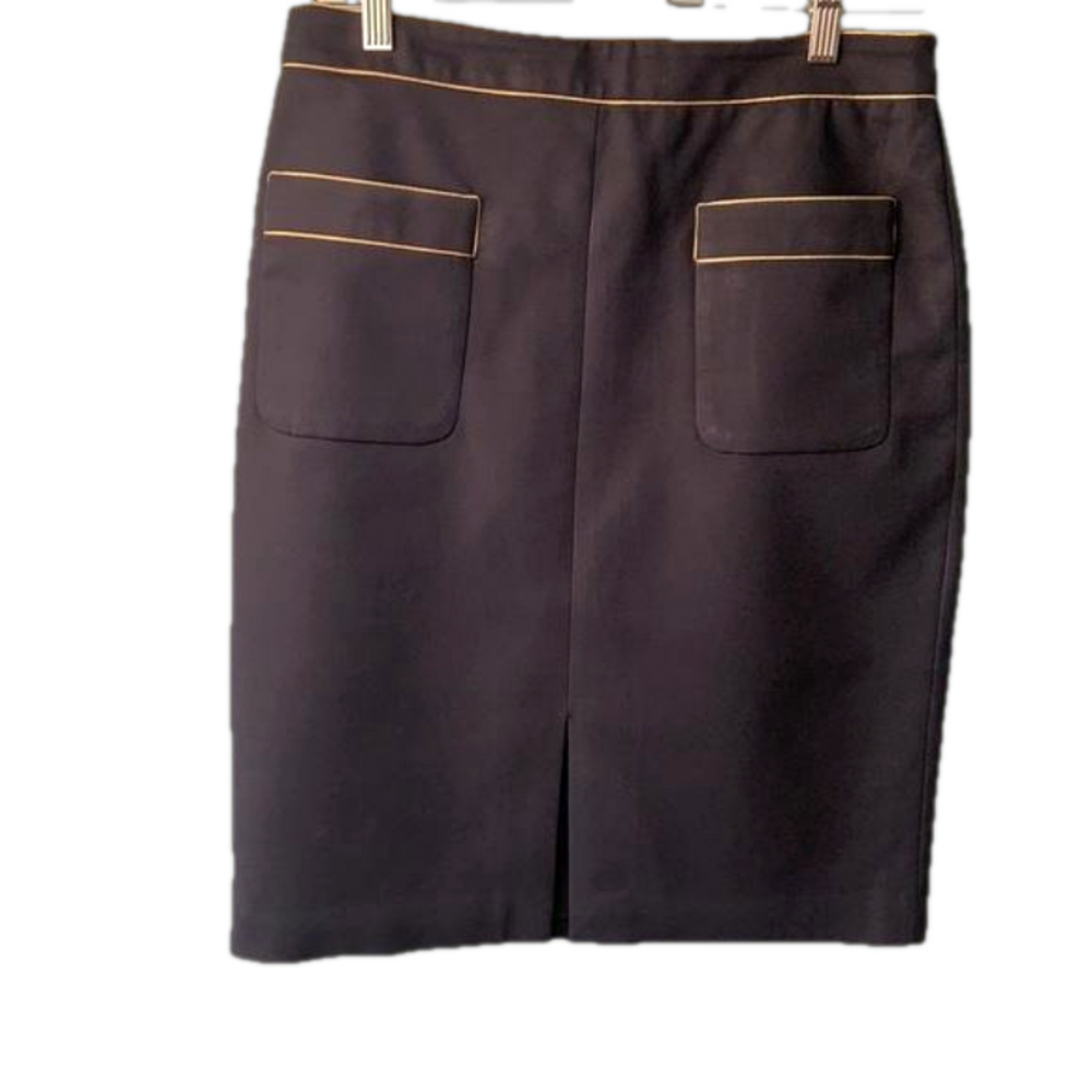 Club Monaco Navy Blue Pencil Skirt
